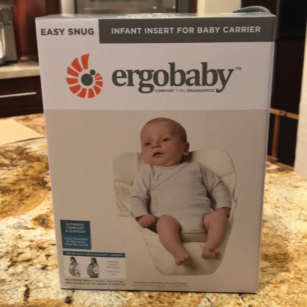 Ergobaby Easy Snug Infant Insert,Natural